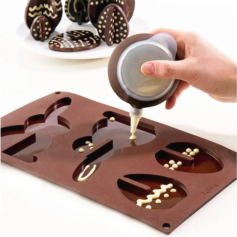 Набор из 3 насадок выпечка пирожных макарон силиконовая ручка для украшения