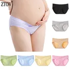 ZTOV 1 шт., нижнее Белье для беременных, трусики для беременных с низкой талией, женские трусы для беременных, трусики для беременных, XXXL