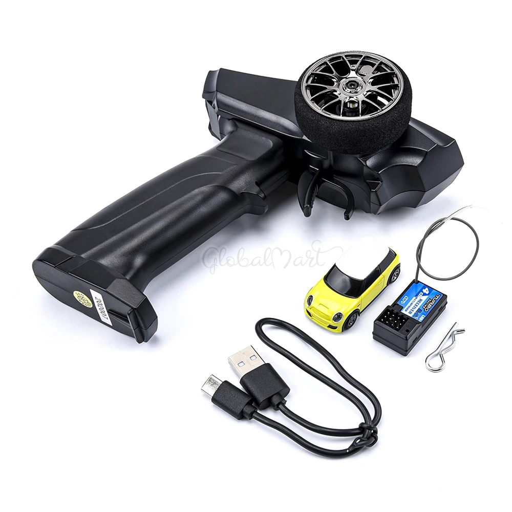 Гоночный Мини-Автомобиль Turbo Racing 1:76 RC полностью пропорциональная система VT