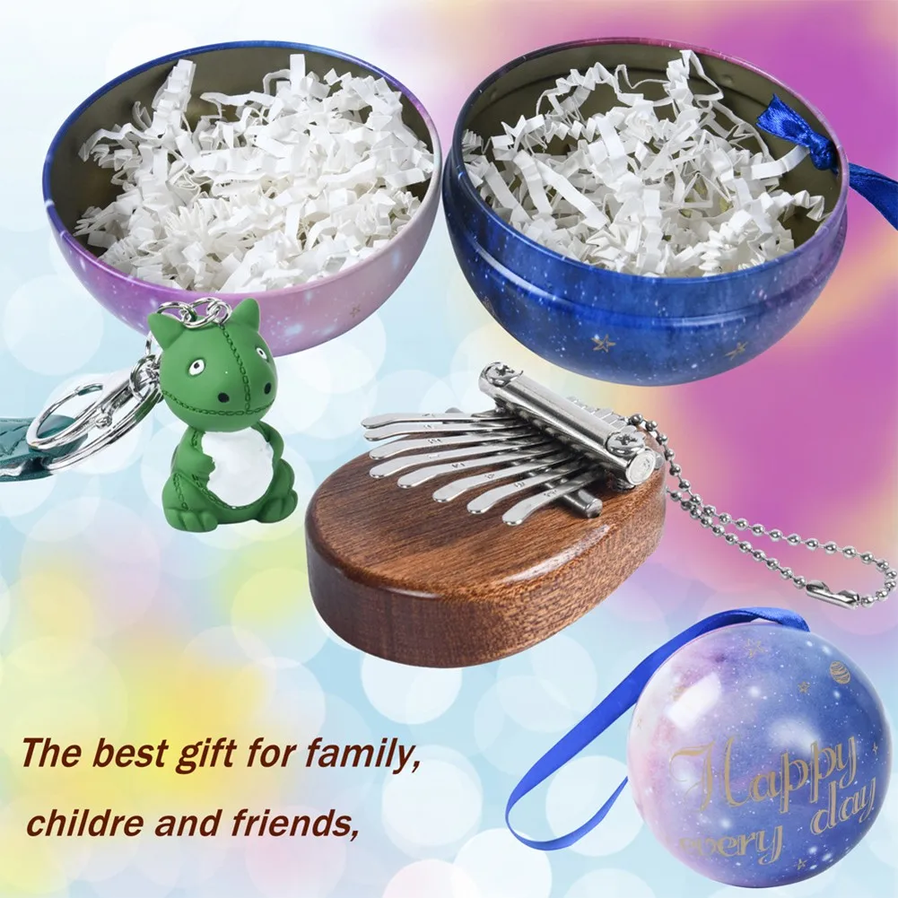 

Christmas Gifts Mini Thumb Piano Small Dinosaur Pendant Colorful Spherical Egg Small Surprise Egg Toys Dinosaur And Kalimba