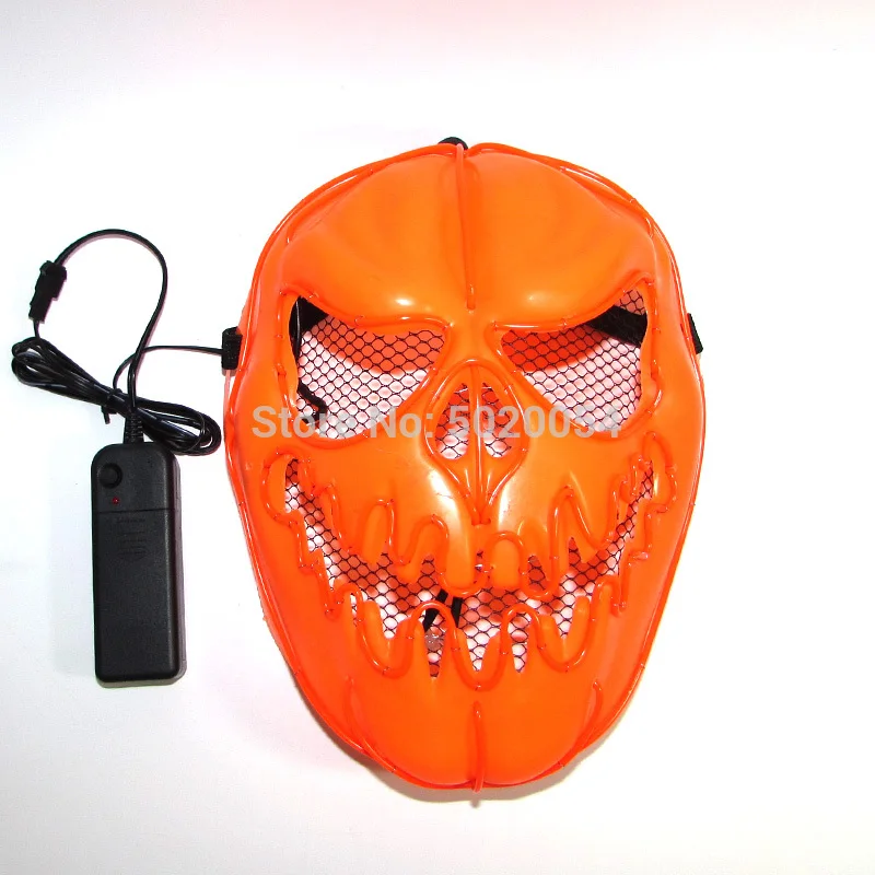 Модная маска для косплея из фильма с подсветкой светодиодная Хэллоуина