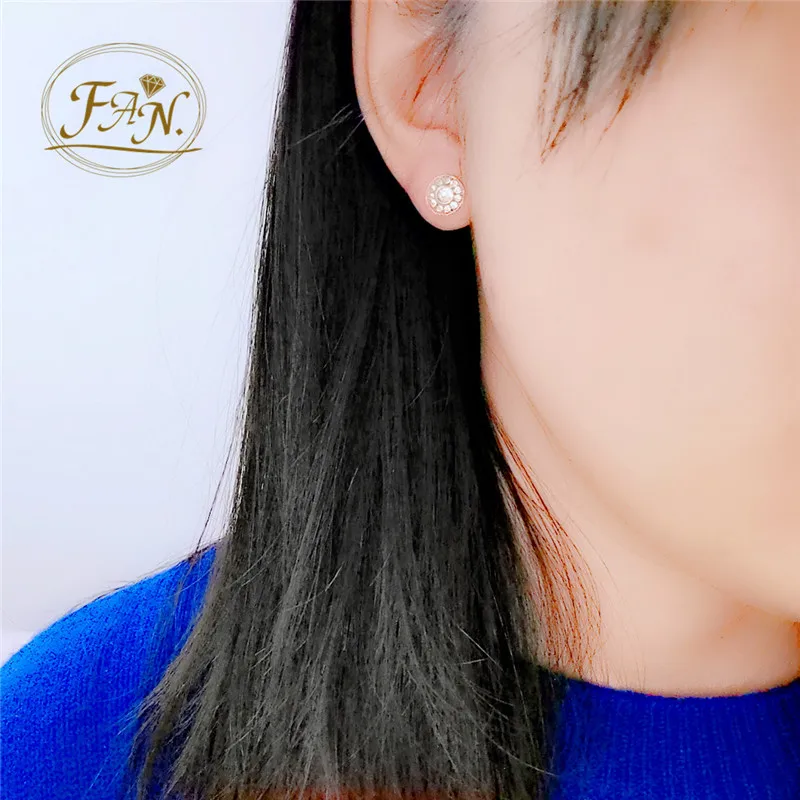 Новые классические маленькие модные серьги-гвоздики для девушек и женщин в