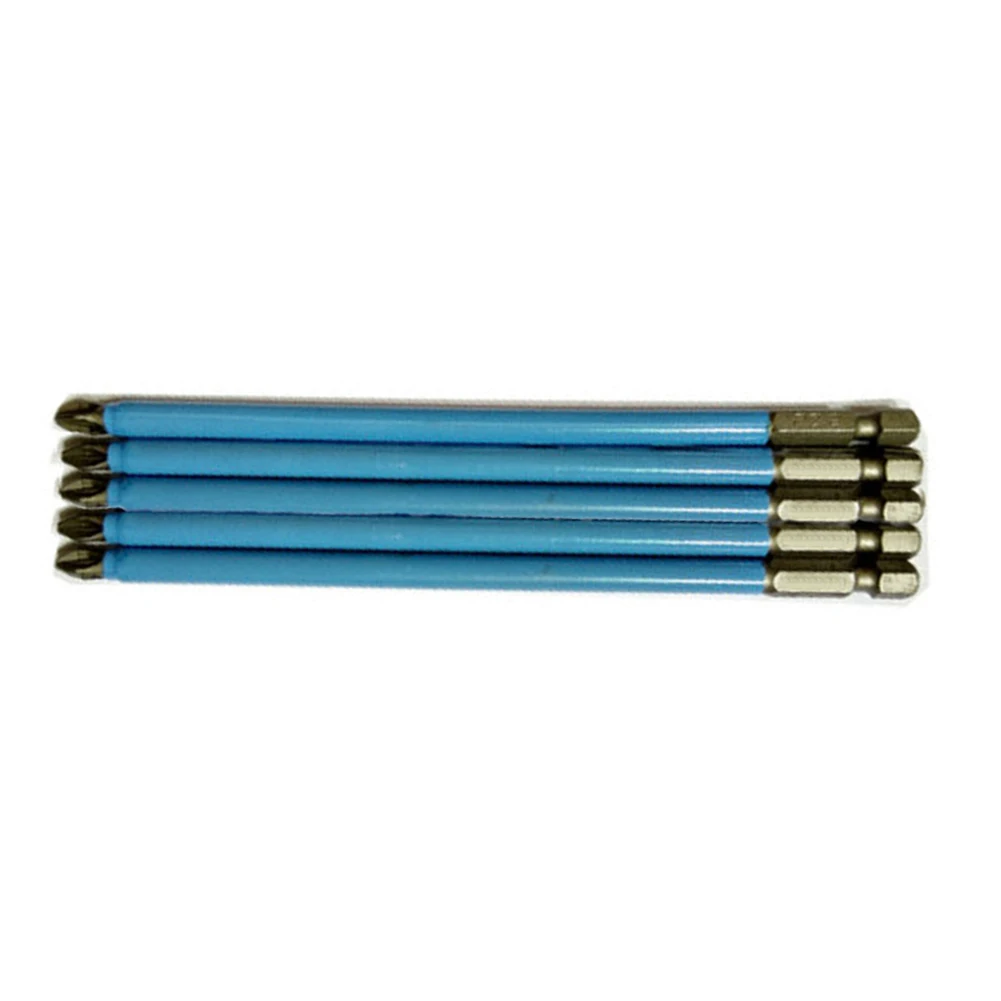 

5pcs 127mm S2 Steel Screwdriver Bits Magnetic Torx 1/4 Inch Hex Shank Tools Set