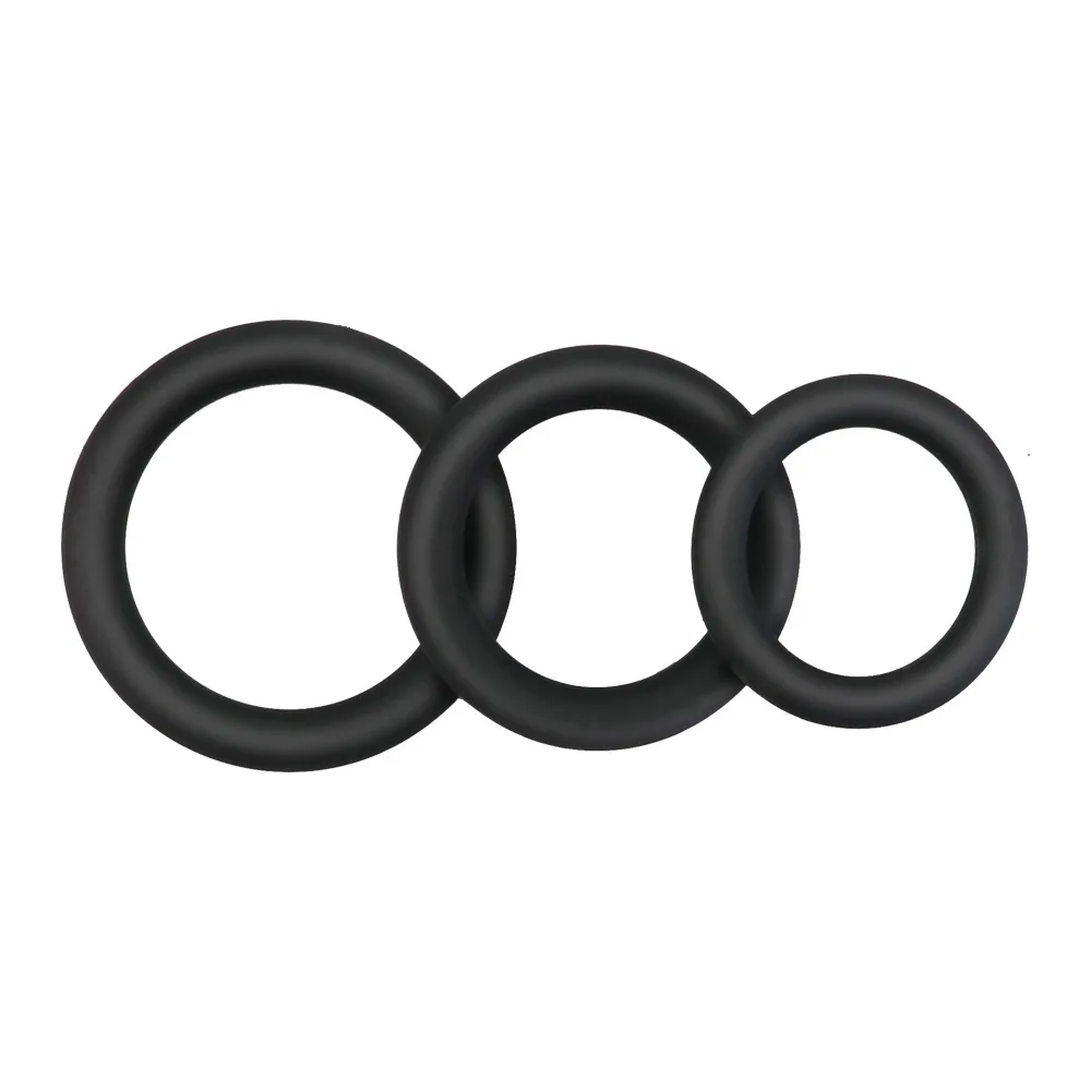 3 шт./компл. Силиконовое прочное кольцо для пениса взрослых мужчин задержки