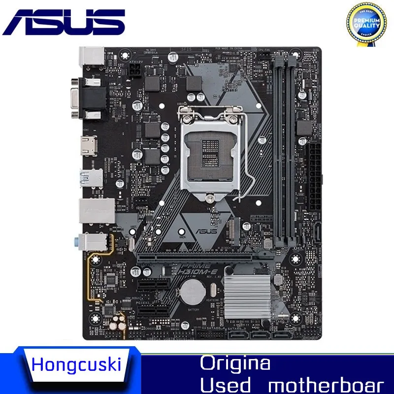 For ASUS PRIME H310M-E / R2.0 Used original motherboard Socket LGA 1151 DDR4 H310 Desktop Motherboard | Компьютеры и офис