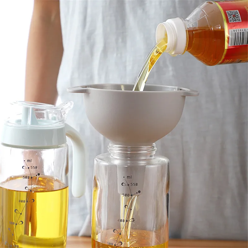 

3PCS 4 In 1 Detachable Strainer Filter Multifunctional Funnel Set Filter Oiler for Kitchen Home Pouring Oil and Packaging Wine