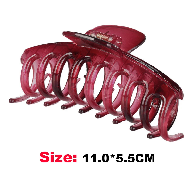 Good Quality Large Plastic Hair Crab Accessories Hair Claw Clip Good Guality For Shower Bath goody hair clips