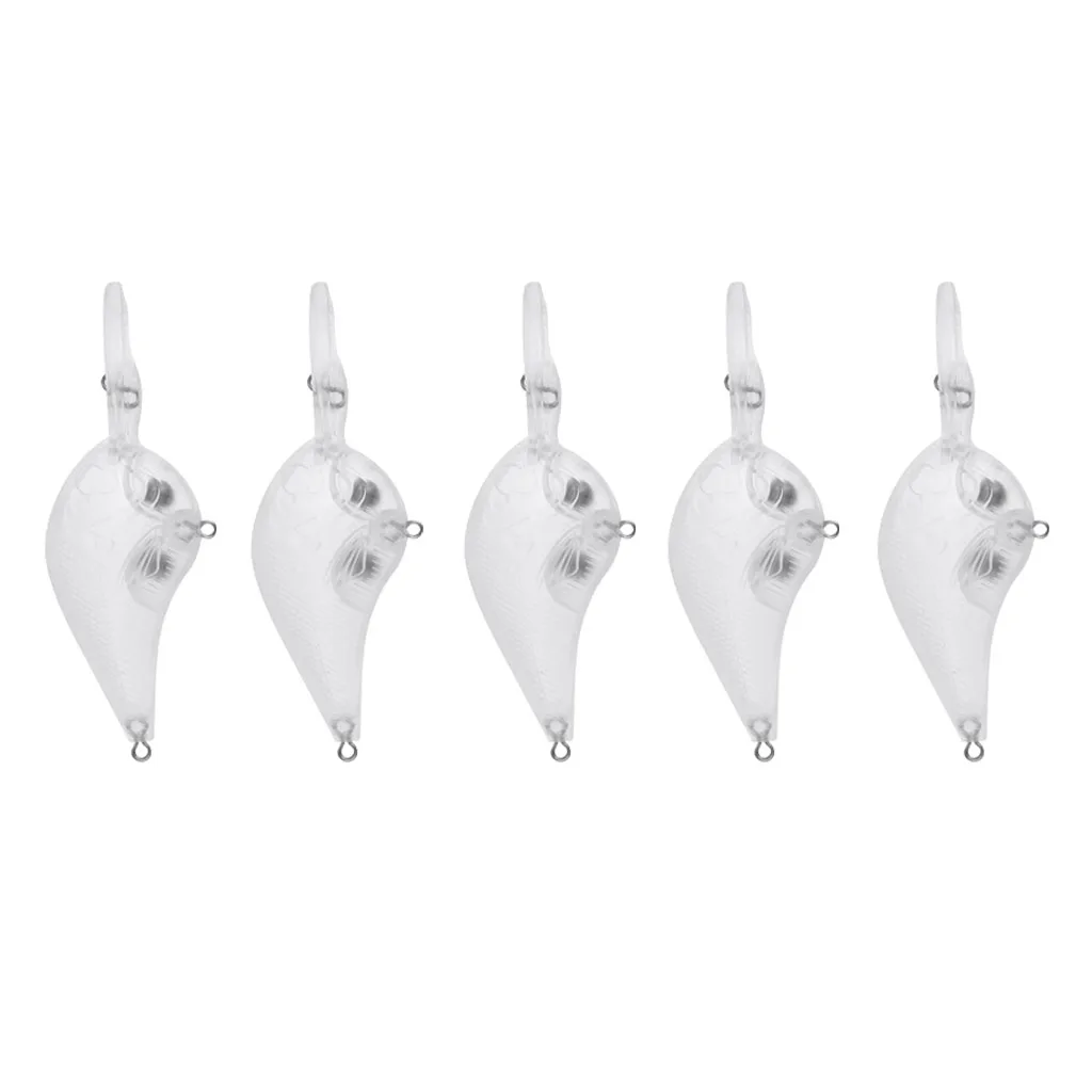 Неокрашенные жесткие рыболовные приманки пустые Картеры DIY различные на выбор |