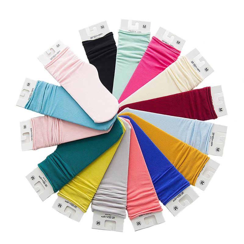 Прямая поставка 1 пара/лот бархатные детские носки однотонные длинные для детей