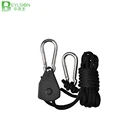 Регулируемая нейлоновая лампа BEYLSION, 18 дюйма, веревочные вешалки Светодиодный лампа для выращивания светодиодный светильник лампа для выращивания, для палатки, веревочный крюк, HPS