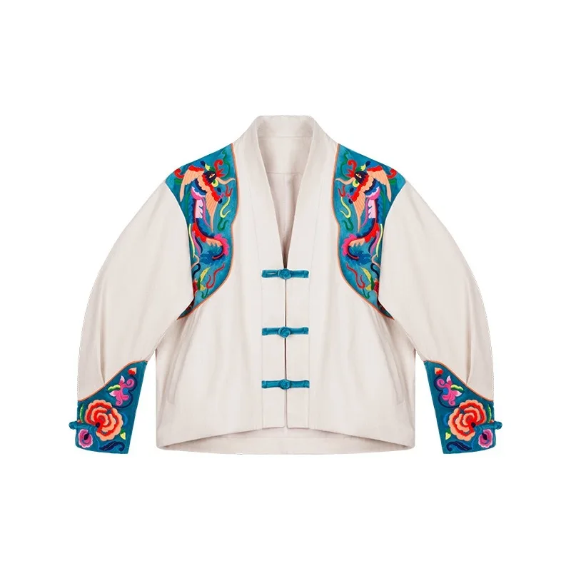 Женский костюм Тан в традиционном китайском стиле свободный пиджак Восточном