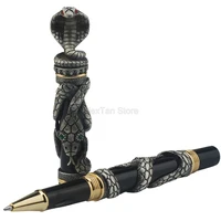 jinhao elegant snake rollerball pen gray cobra 3d pattern texture relief sculpture technology best stationery writing gift pen