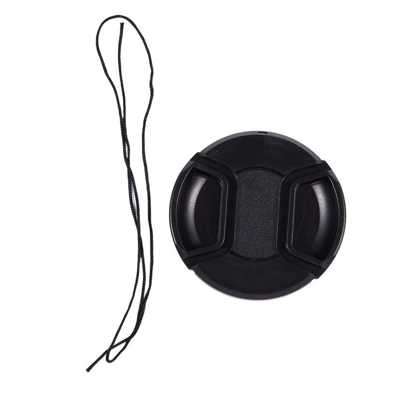 

Black 62mm Center Pinch Design Front Lens Cap Cover