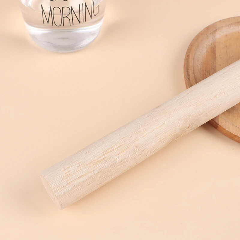 Скалка из натурального дерева для приготовления тортов пиццы хлеба лапши