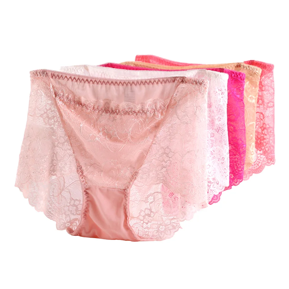 Трусики женские кружевные дышащие эластичные большого размера 28 цветов|Женские