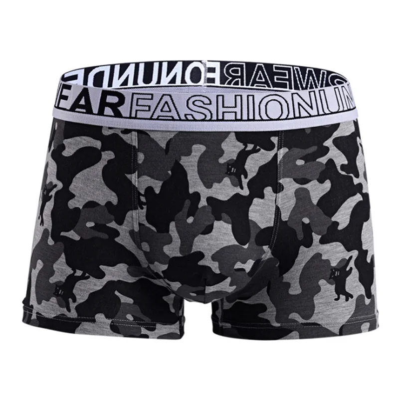 MEN Bamboo Boxer Пара Нижнее белье Боксеры Шорты мужские Calecon Ethika Мужское нижнее белье боксеры Homme Сексуальные трусы боксеры пары трусы - Цвет: MEN