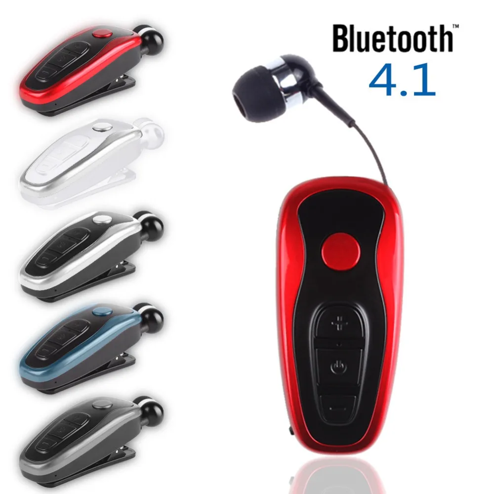 Q7 Беспроводная bluetooth гарнитура 4 1 вибрационное оповещение износ зажим наушники
