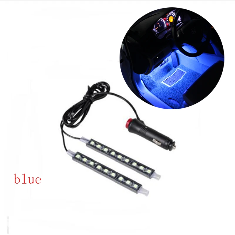 Car 9 LED 2 in 1 Floor Feet Atmosphere Lamp Decoration Lamp for Suzuki SX4 SWIFT Alto Liane Grand Vitara Jimny SCross