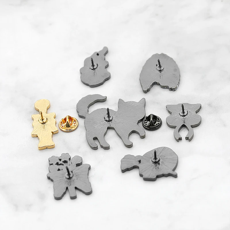 Skull Skeletons Collection Brooches Badge Cat Ribs Rose Skeleton Enamel Pin Punk Gothic Jewelry Denim Shirt Bag Lapel Pins Gifts | Украшения