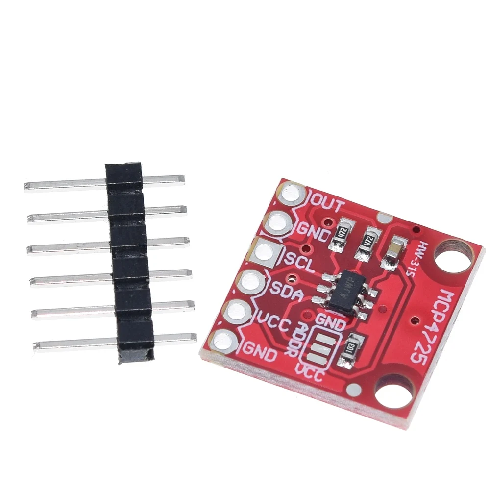 TZT MCP4725 12Bit IEC DAC цифровой модуль преобразователя цифровой в Analong EEPROM макетная плата для Arduino 2,7-5,5 В