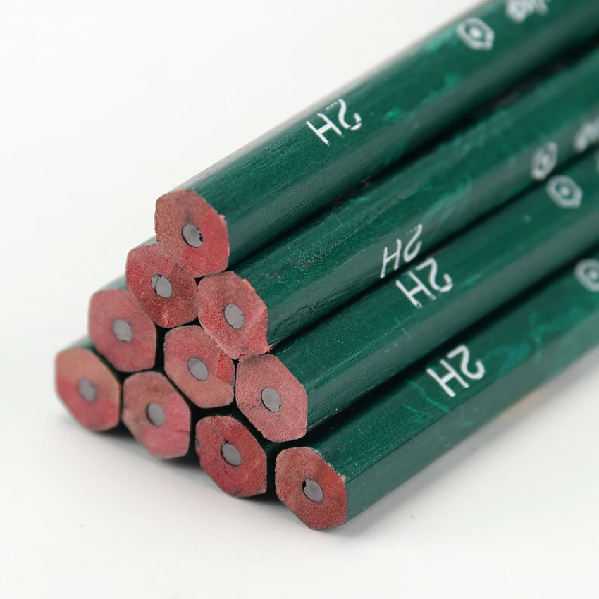 

10 PCS Professional Sketch And Drawing Writing Pencil Stationery Supplies 2H Sketch Non-Toxic Primary School Writing Pencil