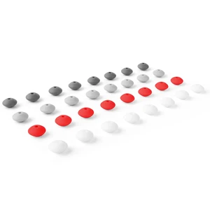 Силиконовые бусины для прорезывания зубов, 12 мм, 500 шт.