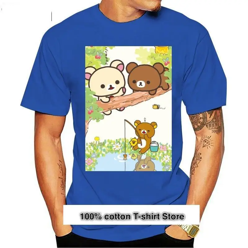 

Rilakkuma-Camiseta переключающаяся манга японская для мужчин и женщин, халко унисекс, camiseta с капюшоном, 2433