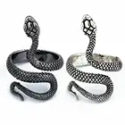1 шт Европейский Новый Ретро панк преувеличенный Дух змея кольцо Мода личность стереоскопическое открытие регулируемое кольцо ювелирные изделия