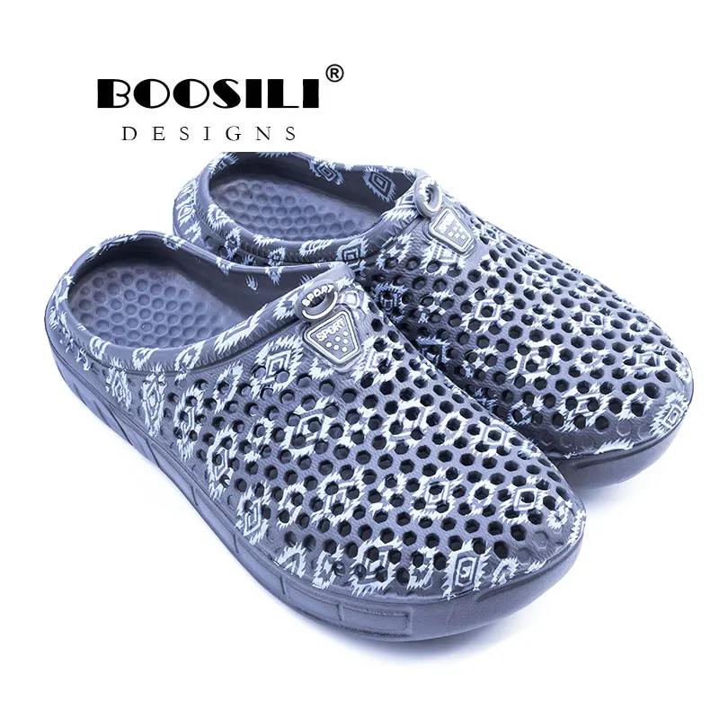 Новинка 2020 сандалии летний светильник Эва полые мужские тапочки садовая обувь