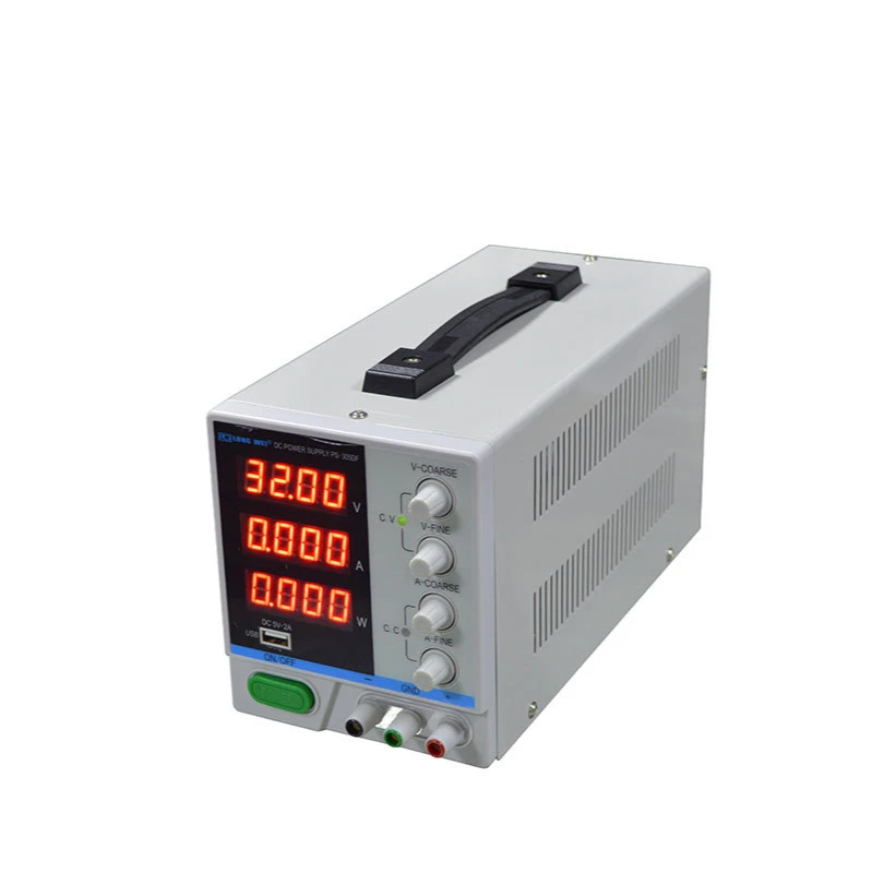 30V10A LW PS-3010DF блок питания высокой точности 4 ЖК-дисплея USB зарядка ремонт