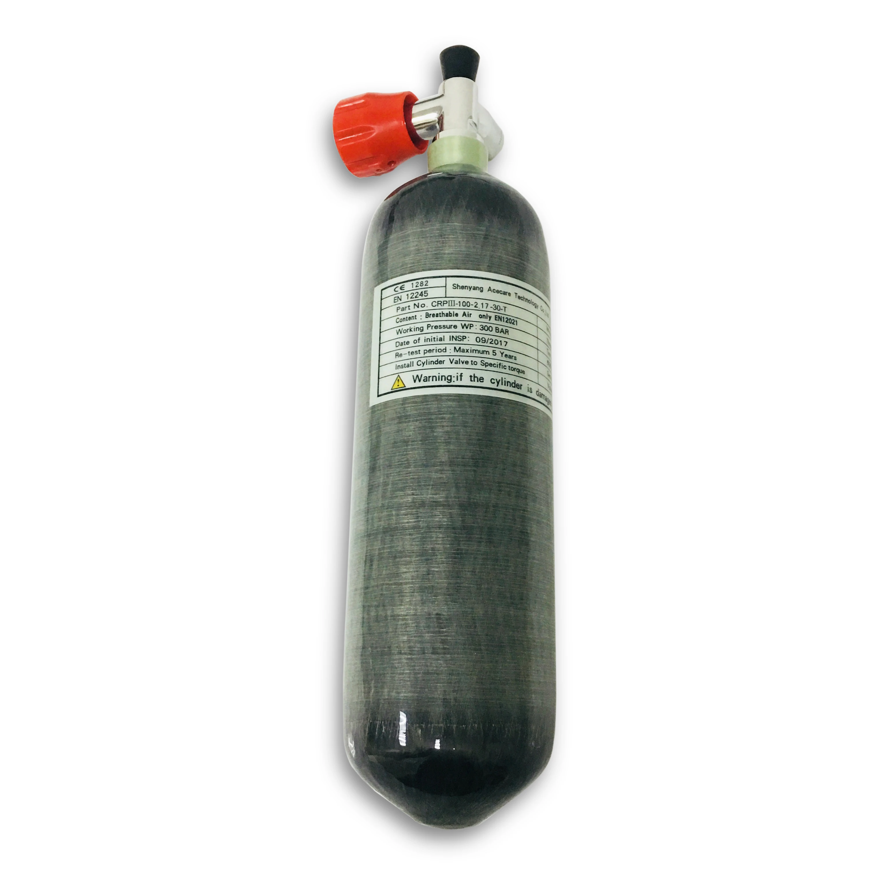 Acecare 4500Psi HPA Пейнтбол воздушный пистолет Танк 2.17L PCP цилиндр 300 бар с PCP клапан цель для ВВС Кондор пневматическая винтовка страйкбол