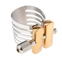 altotenor saxophone mouthpiece ligature clip silver plated durable sturdy
