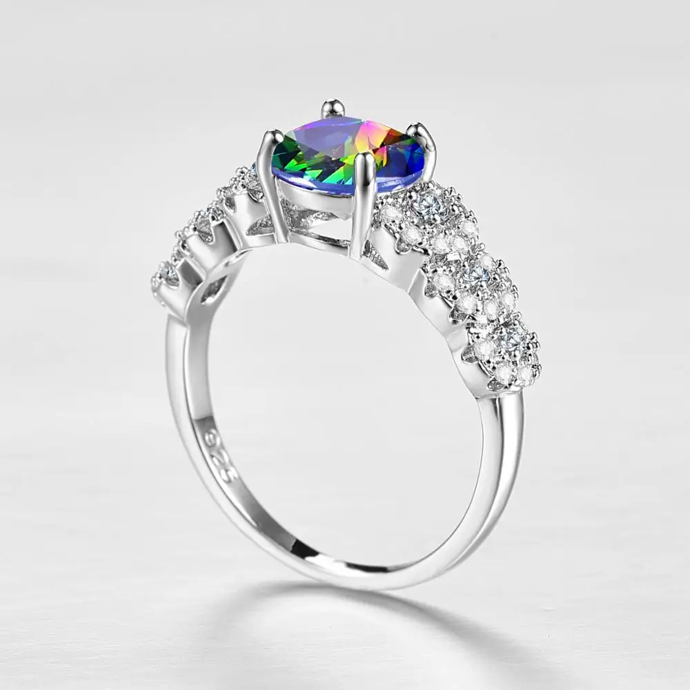 

JROSE jewelry Rings Fashion silver wedding Sngagement Jewelry Finger Ring For Women girls