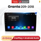 Автомагнитола Junsun V1 Pro, мультимедийный проигрыватель с 4G радио и GPS-навигацией, на Android 10,0, для LADA Granta, 2011-2018, типоразмер 2DIN