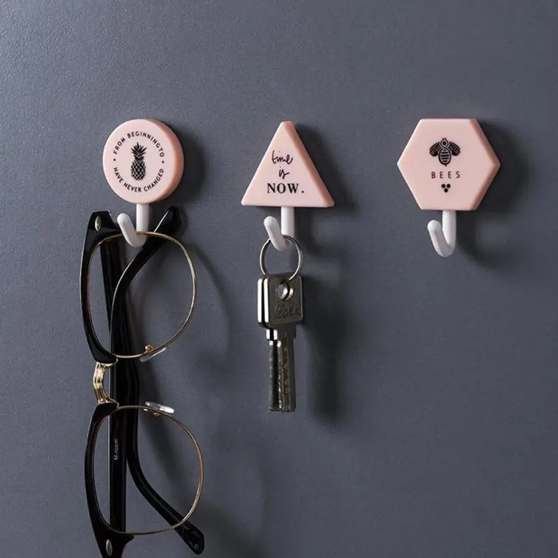 3 шт. Скандинавская настенная вешалка INS для одежды наклейки с крючками двери