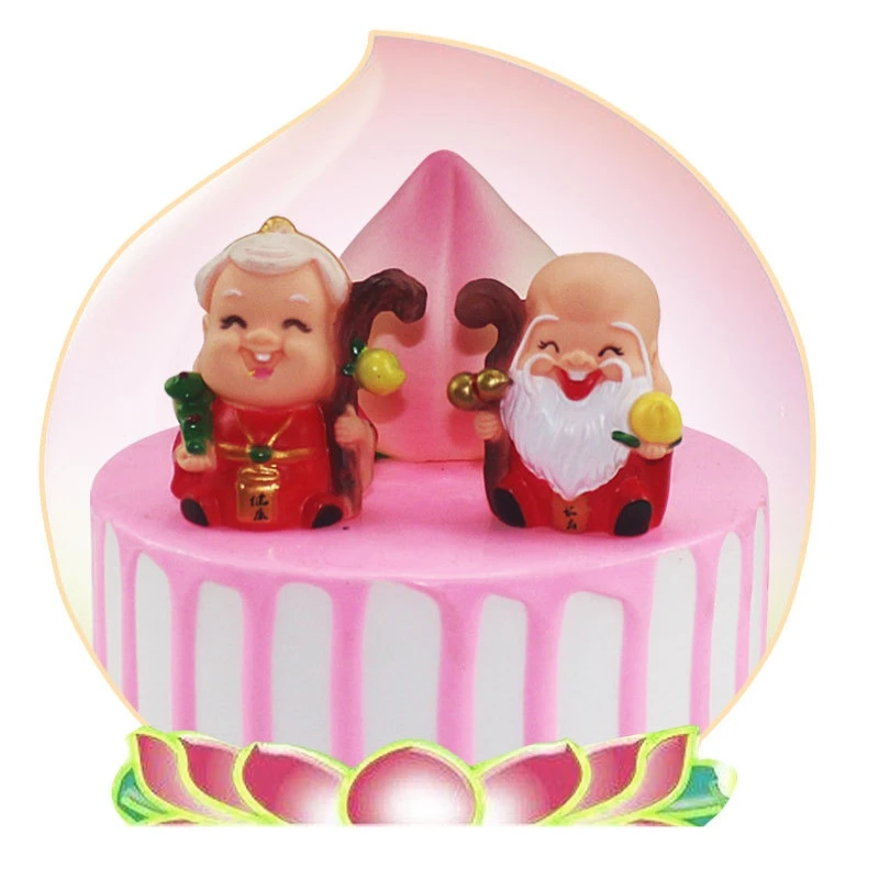 2/набор милый мультяшный рисунок китайский талисман мини силиконовая кукла