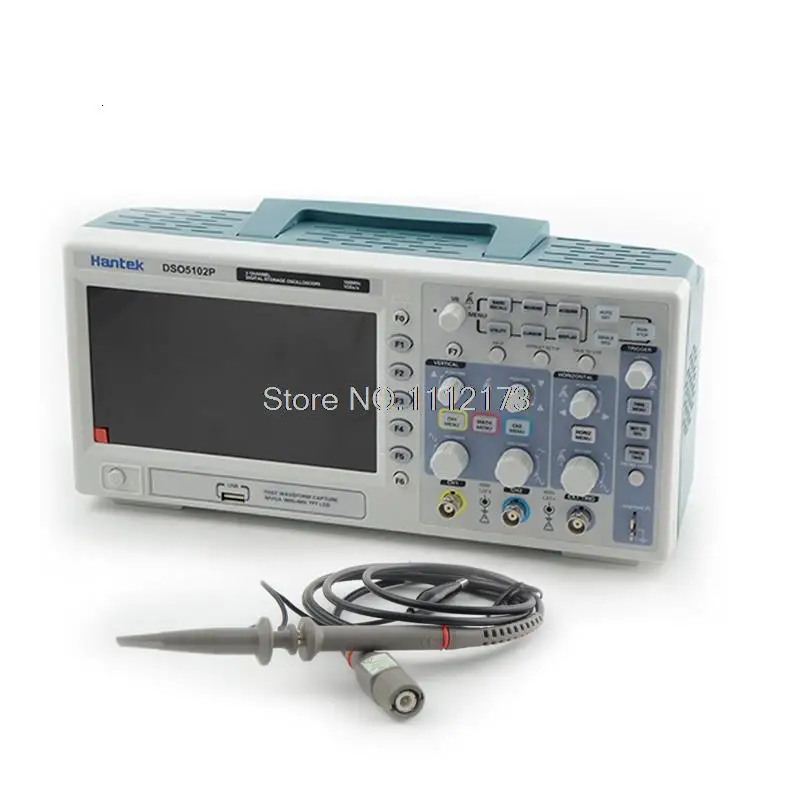 Hantek DSO5000P серия Цифровой осциллограф 70-200 МГц 2 канала 1GSa/s 7 ''TFT lcd цветной дисплей длина записи 40K