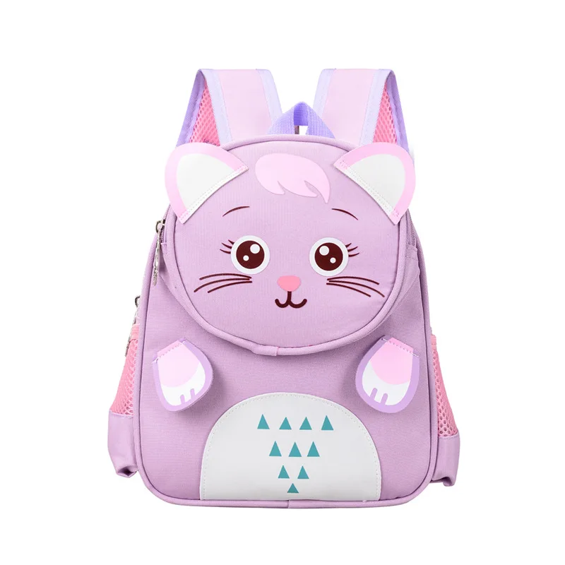 Children's Kindergarten 3D Animal Prints Backpack 1-3-5 Years Old Girl Backpack Boys and Girls Baby Cute Cartoon kids backpack