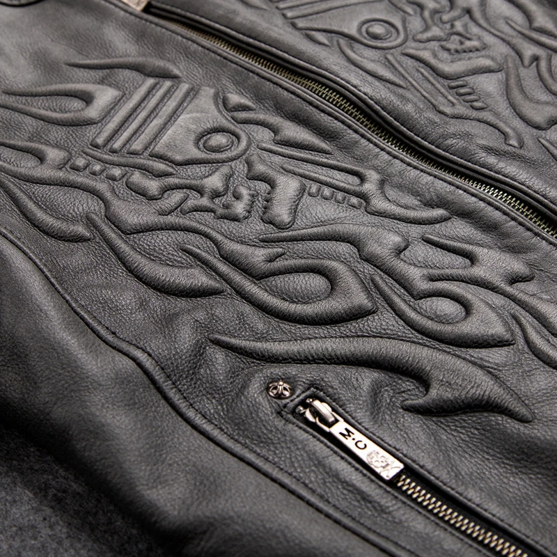 Куртка мужская из 100% натуральной кожи Осень-зима 2020 |