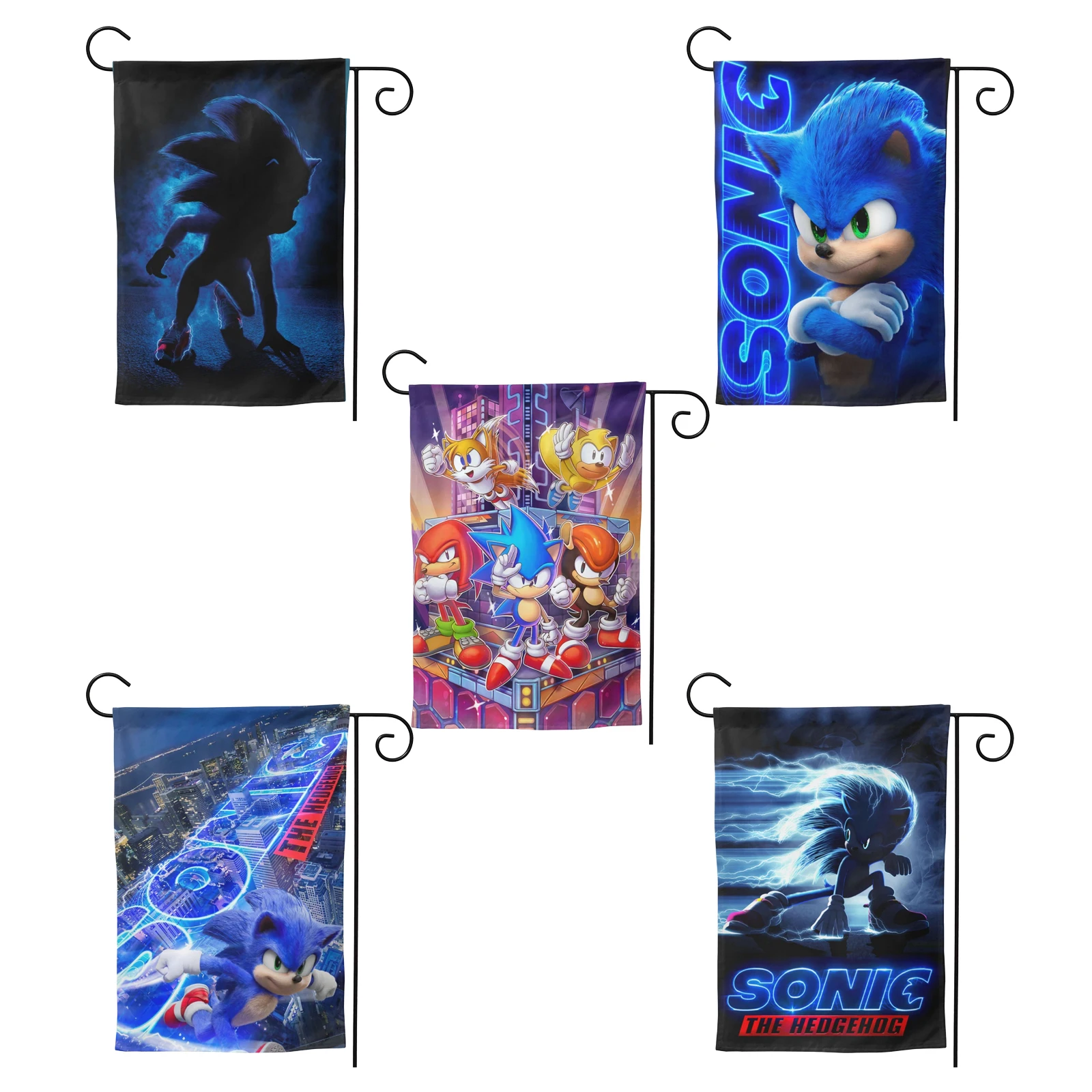 

Sonic Garden Flag Double-sided Printing Decorative Yard Banner Holiday Flag Party Outdoor Home signs