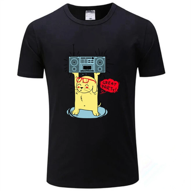 

TriDitya HT0605# Great Party Unisex Cotton Tee-shirt O Neck Short Sleeve Tshirt Custom-made