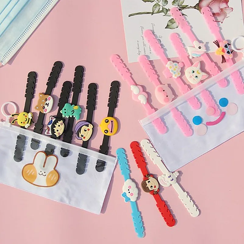 Фигурные зажимы для ушей регулируемые Нескользящие 10 шт.|Резинки| |