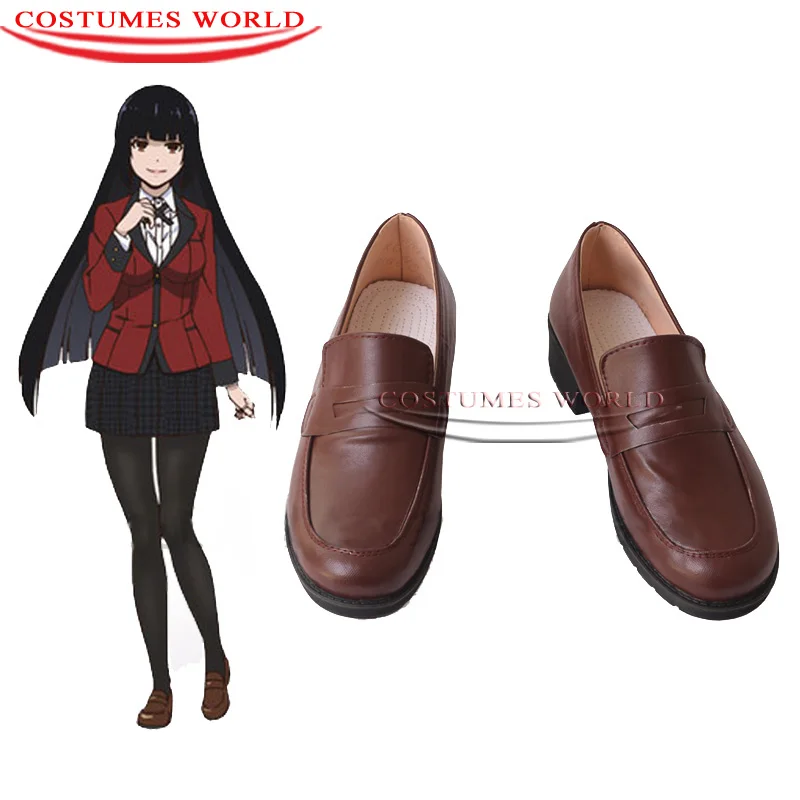 2020 аниме Kakegurui Jabami Yumeko обувь для косплея ботинки Momobami Kirari аксессуары костюма на