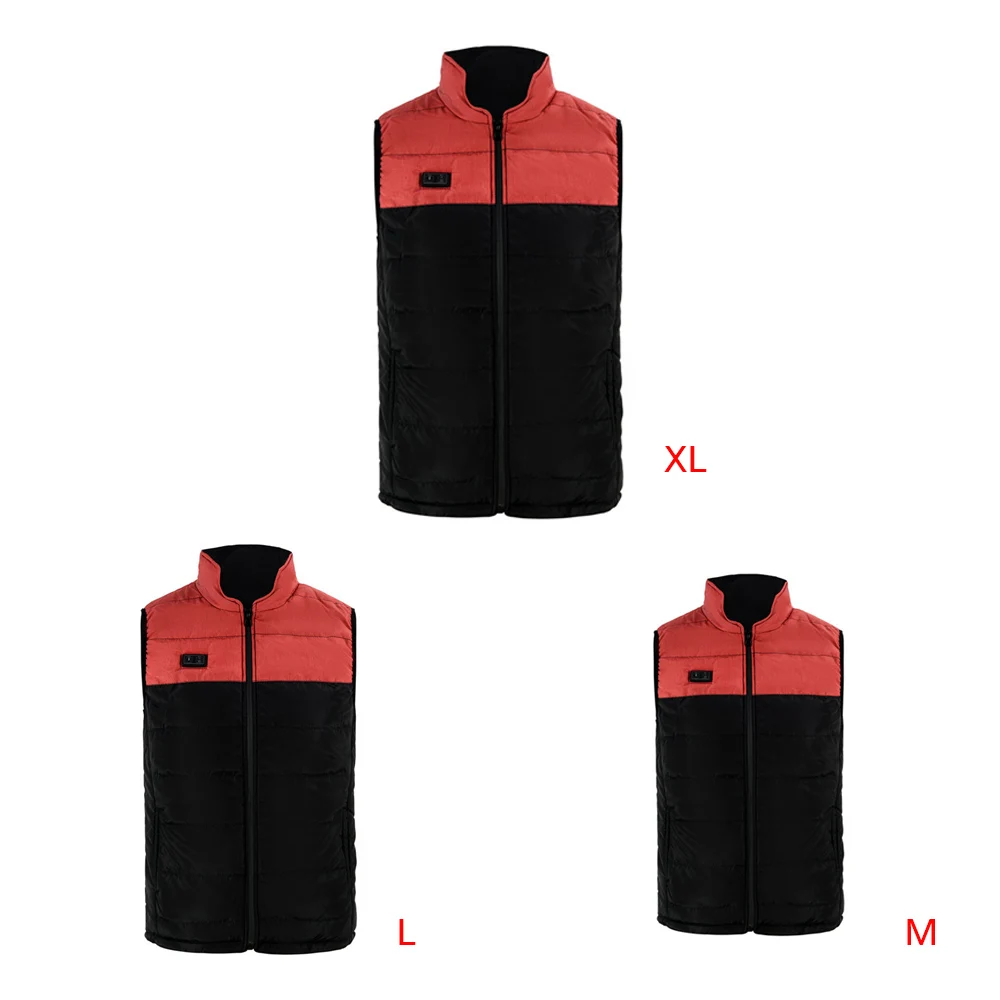 Мужская осенне зимняя хлопковая жилетка с умным подогревом жилет инфракрасным