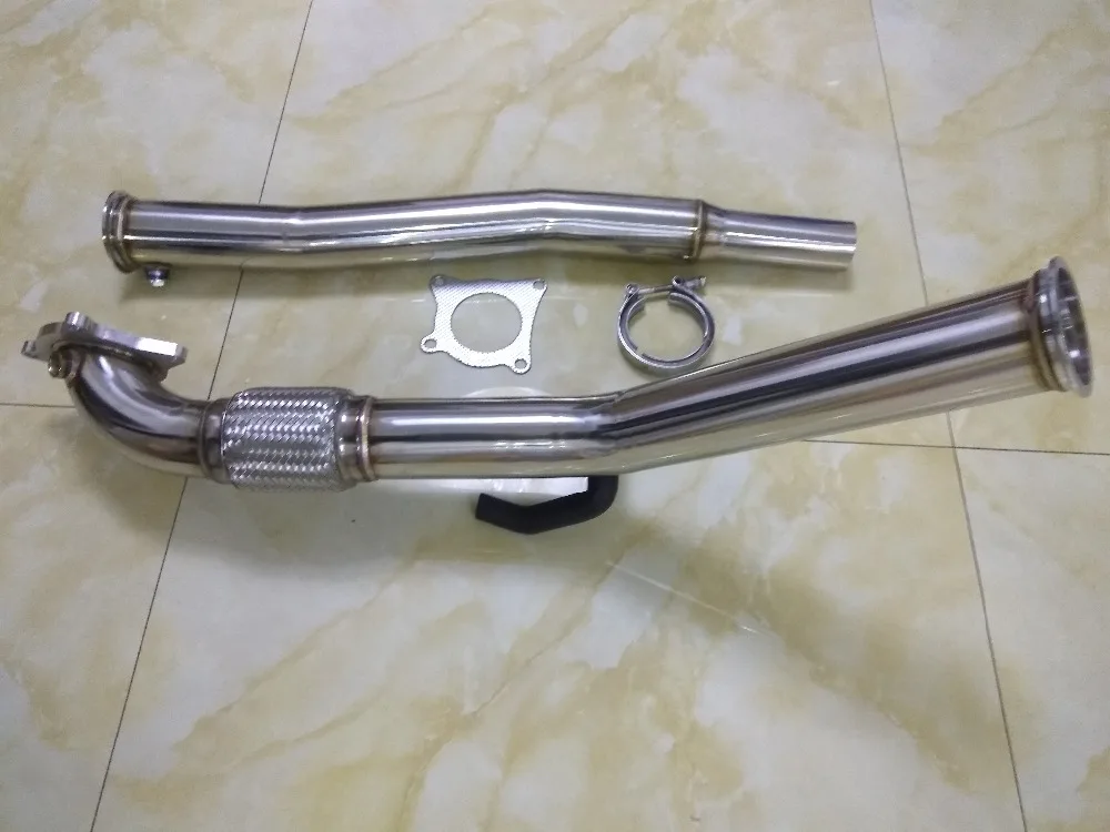 down pipe for Audi A3 VW CC Eos exhaust Golf GTI Jetta Passat 2.0T FSI TSI Exhaust Downpipe EA113 EA888 | Автомобили и мотоциклы