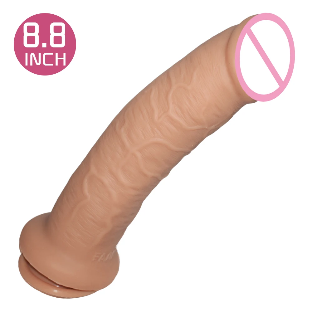 Реалистичный женский двойной член эротическая секс-игрушка из жидкого силикона 8