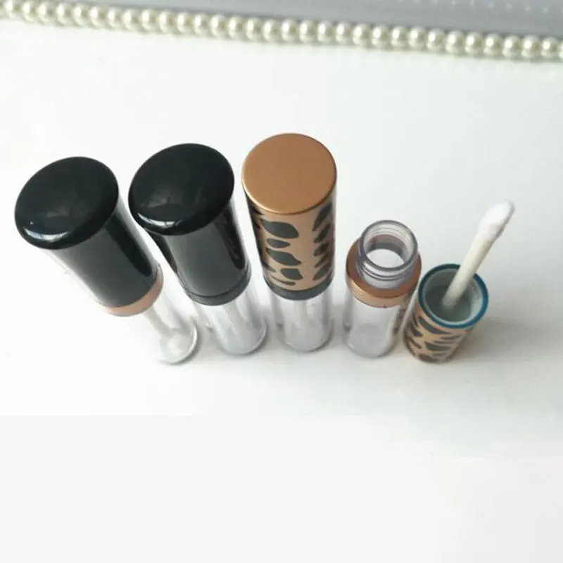 5 мл модная кепка с изоображением леопарда блеск для губ контейнеры