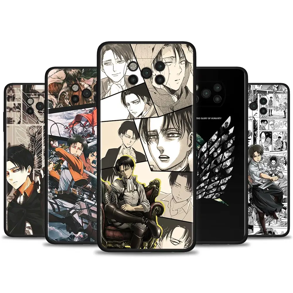

Attack On Titan Cute Clipart For Xiaomi Poco X3 NFC M3 Pro F3 X3 GT F1 Capa for MI Note 10 Pro Case For mi CC9 Pro A3 A2 Lite