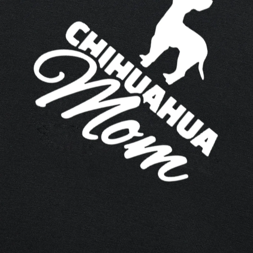 Футболка чихуахуа мама Харадзюку забавная футболка женская одежда повседневные