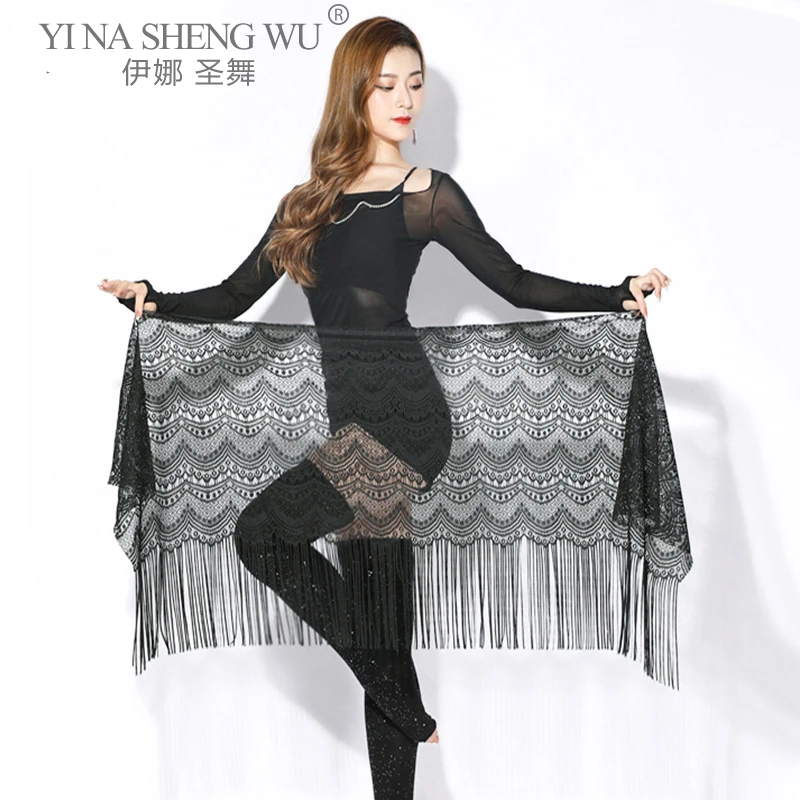 

Belly Dance Hip Scarf Practice Clothing New Adult Female Elegant Top Fashion Tassel Hip Scarf Profession Performance Waist Belt